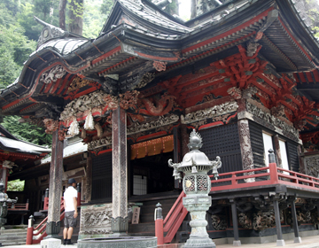 Haruna Shrine standing at the foot of Haruna